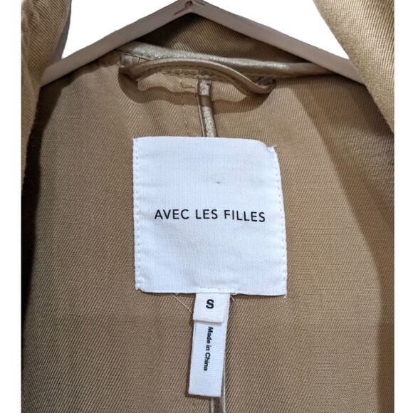 AVEC LES FILLES Women's Tan Utility Jacket Size S - Picture 6 of 7